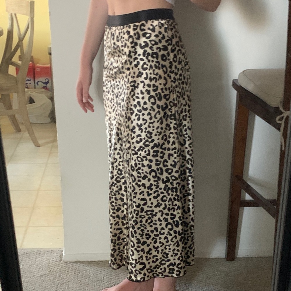 Satin Maxi Skirt